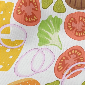 Sliced Burger Ingredients Terry