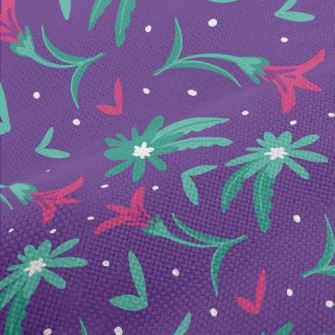 Small Flowers With Green Leave Performance Linen