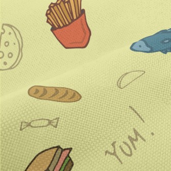 Delicious Seafood Meat Food Performance Linen