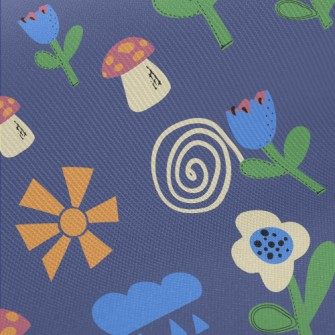 Fairy Tale World Flower Twill
