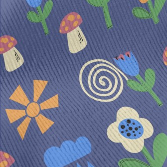 Fairy Tale World Flower Standard Corduroy