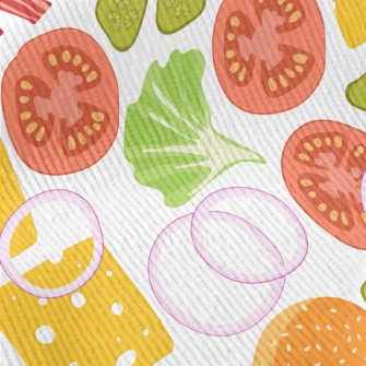 Sliced Burger Ingredients Standard Corduroy