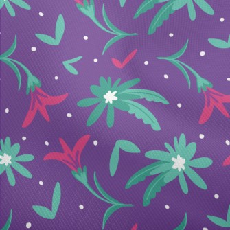 Small Flowers With Green Leave Dobby