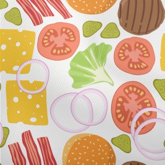 Sliced Burger Ingredients Dobby