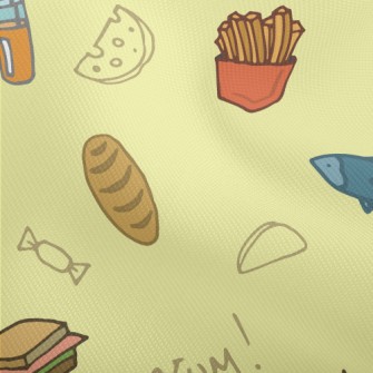 Delicious Seafood Meat Food Dobby