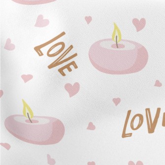 Love Round Candle Stretch Ponte