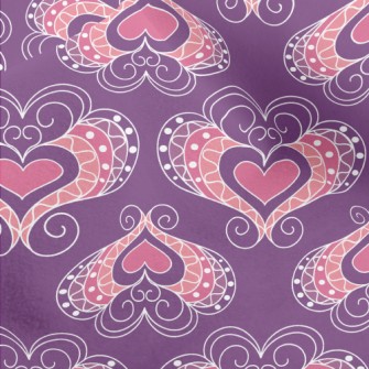 Splicing Tile Heart Micro Fleece