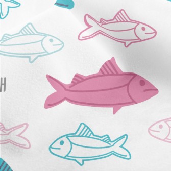 Fish Swimming Around Micro Fleece