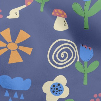 Fairy Tale World Flower Micro Fleece
