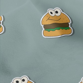 Big Eyes Burger Micro Fleece