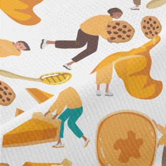 People Love Pumpkin Pie Piqué