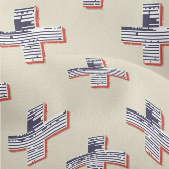 Retro Striped Cross Lightweight Performance Linen