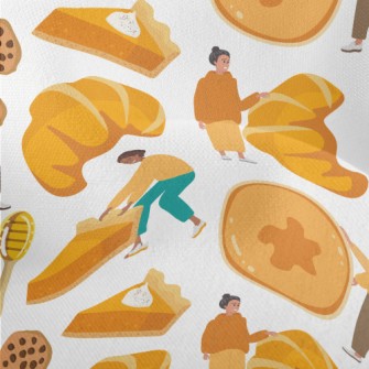 People Love Pumpkin Pie Lightweight Performance Linen