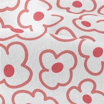 Large Line Flowers Modern Jersey