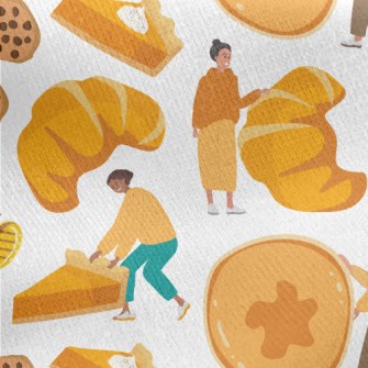 People Love Pumpkin Pie Jersey Backed Fleece