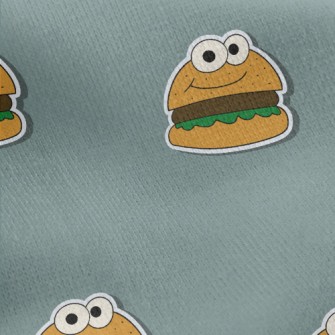 Big Eyes Burger Jersey Backed Fleece