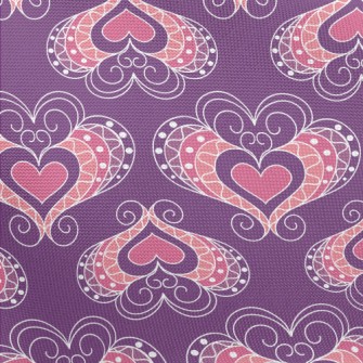 Splicing Tile Heart Pongee