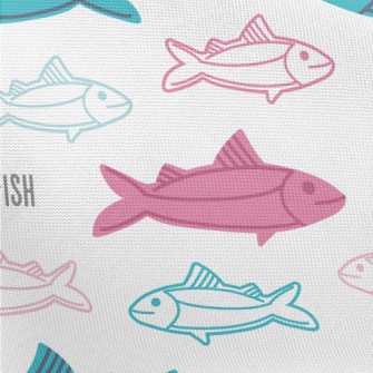 Fish Swimming Around Pongee