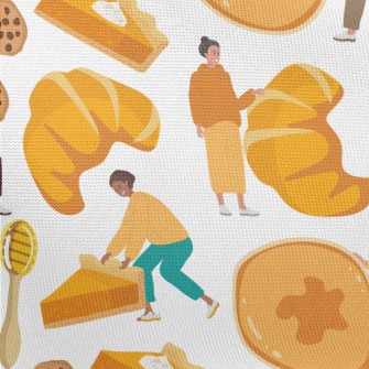 People Love Pumpkin Pie Pongee
