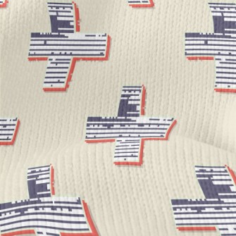 Retro Striped Cross Stretch Jersey