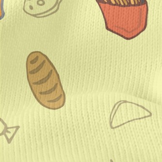 Delicious Seafood Meat Food Stretch Jersey