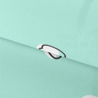 White Apple Silhouette Waterproof Oxford