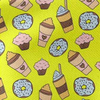 Desserts And Milkshakes Waterproof Canvas