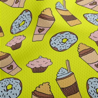 Desserts And Milkshakes Athletic Mesh Flat Back