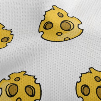 Cartoon Meteorite Fragments Athletic Mesh Flat Back