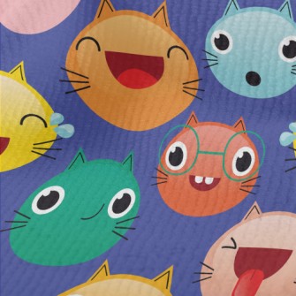 Colorful Cat Emoji Terry
