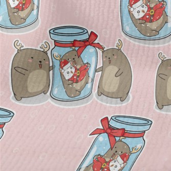 Elk And Christmas Cat Terry