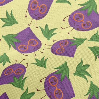 Eggplant Pocket Performance Linen