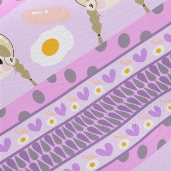 Girl With Breakfast Twill