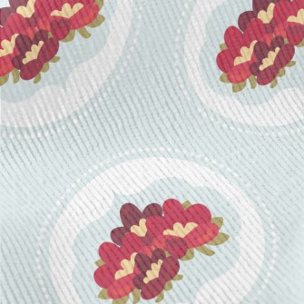 Cartoon Elegant Flowers Standard Corduroy
