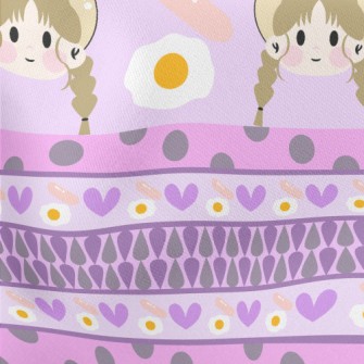 Girl With Breakfast Stretch Ponte