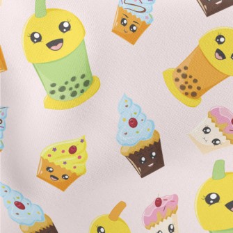 Cup Cake With Bubble Tea Stretch Ponte