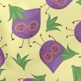 Eggplant Pocket Stretch Ponte