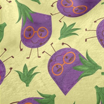 Eggplant Pocket Minky