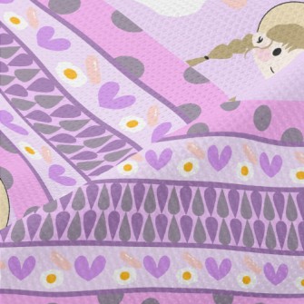 Girl With Breakfast Piqué