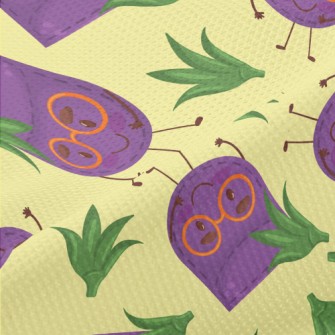 Eggplant Pocket Piqué