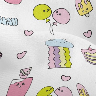 Dreamy Cute Graffiti Lightweight Performance Linen