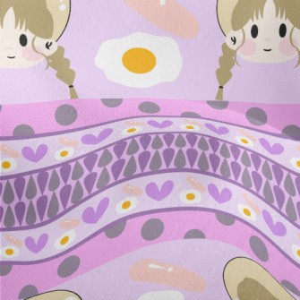 Girl With Breakfast Lightweight Performance Linen