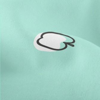 White Apple Silhouette Lightweight Performance Linen