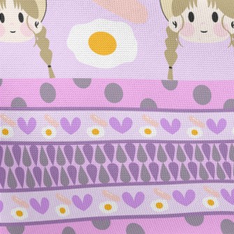 Girl With Breakfast Pongee