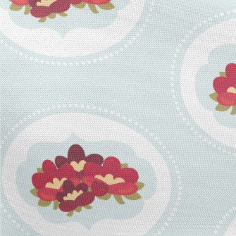 Cartoon Elegant Flowers Pongee