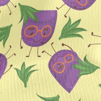 Eggplant Pocket Stretch Jersey