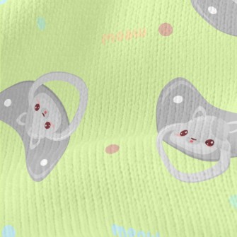 Baby Cat Pacifier Stretch Jersey