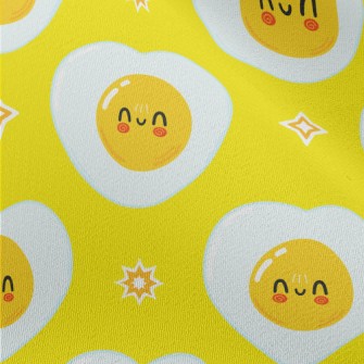 Smiley Heart Fried Egg Chiffon