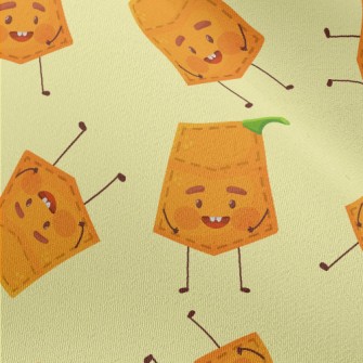 Pumpkin Shape Pocket Chiffon