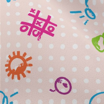 TicTacToe Doodle Chiffon